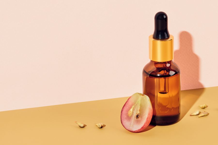 vial with ingredient.